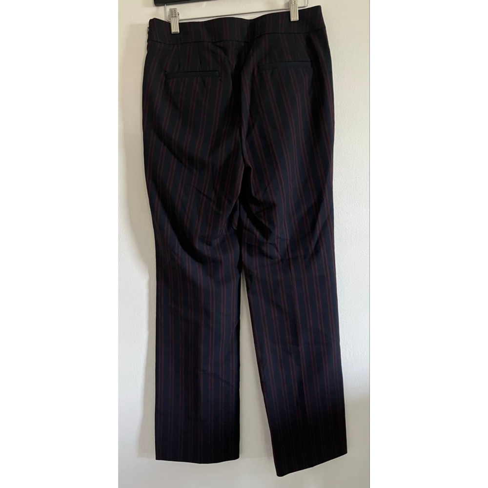 Loft NWT navy sailor stripe Marisa trouser pants size 6 - Picture 5 of 14